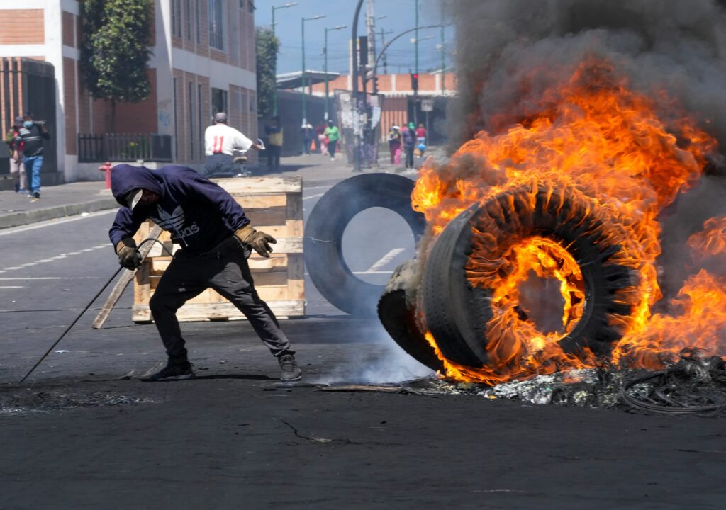 Manifestante Paro Nacional 2022